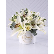 Personalised Snow White Blooms In Box