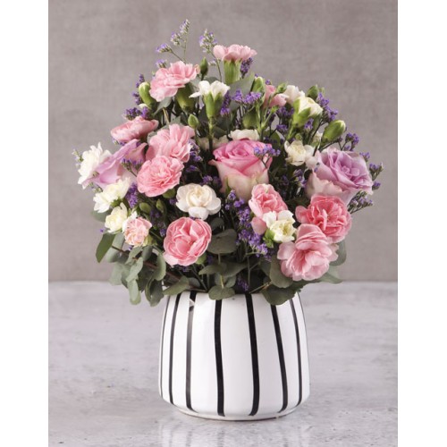 Beautiful Blush Blooms In Pot (STANDARD)