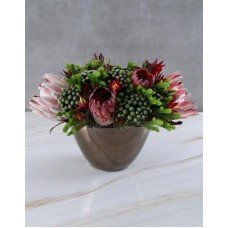 Wonky Bronze Protea Mix Bouquet
