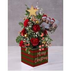 Personalised Tartan Tree Arrangement