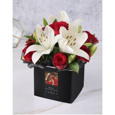 Personalised Box Of Musical Roses