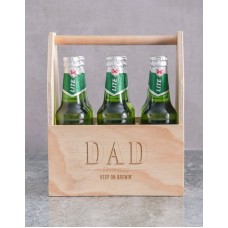 Personalised Dad Beer Caddy (Standard)