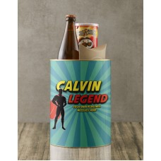 Personalised Superhero Legend Bro Bucket (Alcoholic)