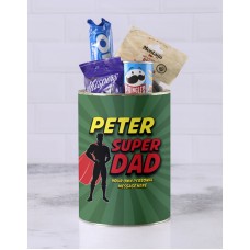 Personalised Superhero Father Bro Bucket (ALCOHOLIC)