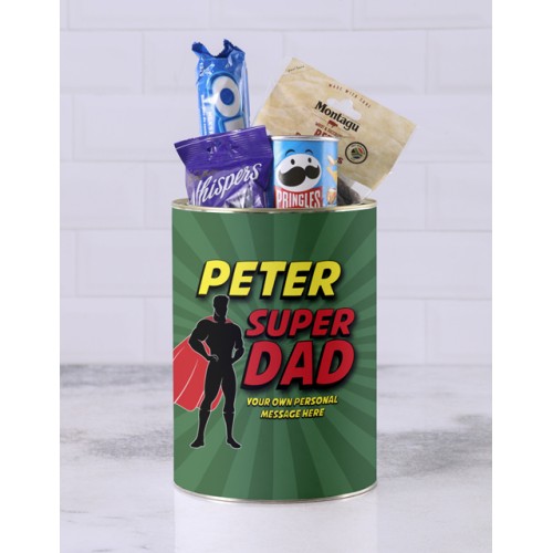 Personalised Superhero Father Bro Bucket (STANDARD)