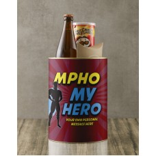 Personalised Super My Hero Bro Bucket (ALCOHOLIC)