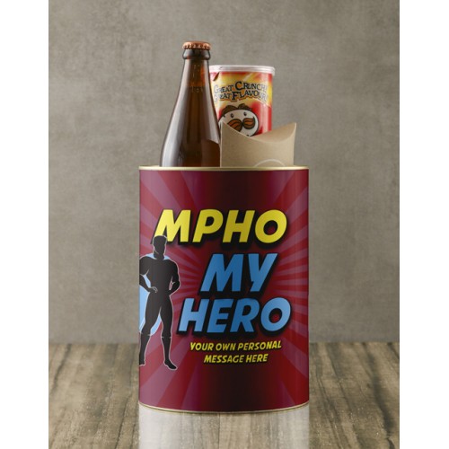Personalised Super My Hero Bro Bucket (LARGE)
