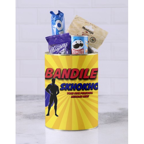 Personalised Superhero Skhokho Bro Bucket (ALCOHOLIC)
