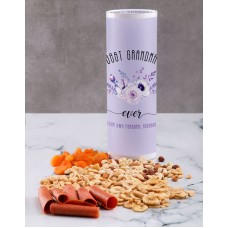 Personalised Best Grandma Fruit and Nut Tube
