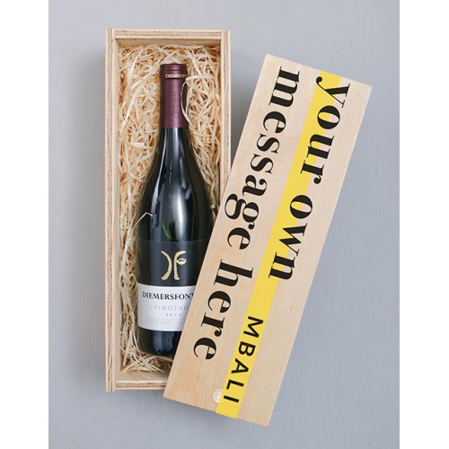 Personalised Diemersfontein Message Crate