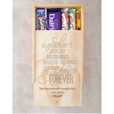 Personalised Hearts Forever Choc Crate