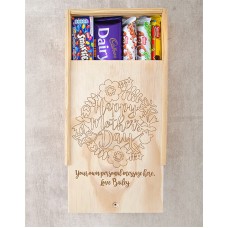 Personalised Happy Mothers Day Choc Crate