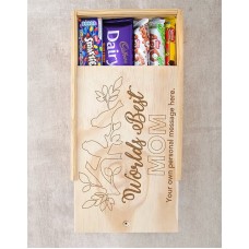 Personalised Worlds Best Mom Choc Crate