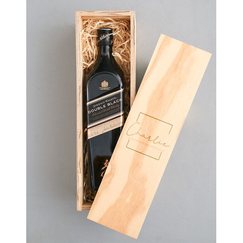Personalised Classic Johnnie Walker Red Crate (DBL Black)