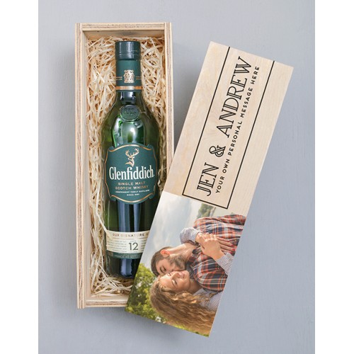 Personalised Photo Glenfiddich Crate (12 Year)