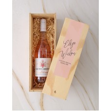Personalised Classic Haute Cabriere Rose Crate (Chardonnay)
