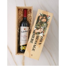 Personalised Photo Nederburg Riesling Crate (Merlot)