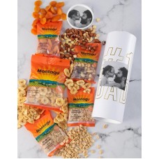 Personalised Fathers Day Fruit And Nut Tube (LARGE)