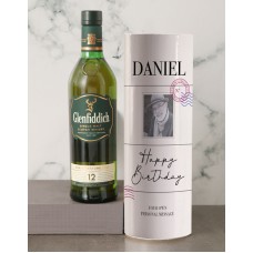 Personalised Glenfiddich Vintage Photo Tube (12 YR)