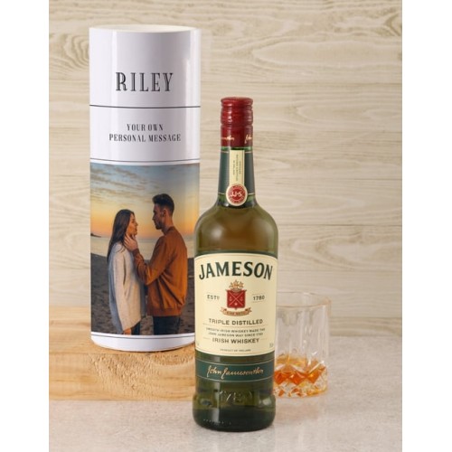 Personalised Jameson Whiskey Photo Tube (Standard)