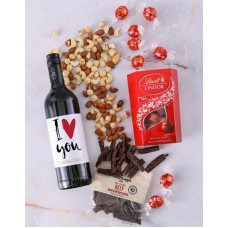 Personalised I Love You Gourmet Hamper