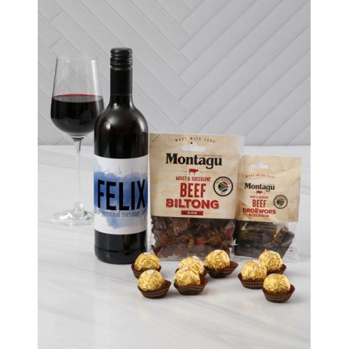 Personalised Gourmet Hamper For Him