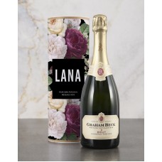 Personalised Floral Bubbly Tube (SPARKLING)