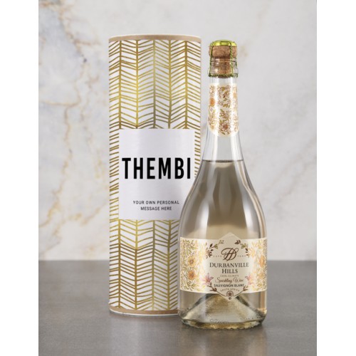 Personalised Refined Gold Bubbly Tube (SPARKLING)