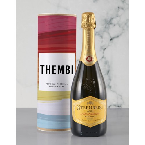 Personalised Colourful Canvas Bubbly Tube (SPARKLING)