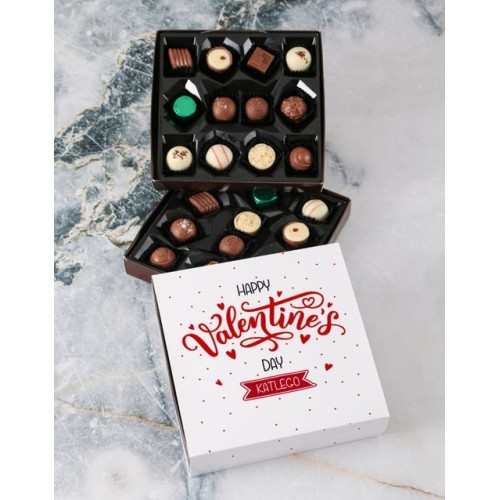 Personalised Valentines Day double Choc Tray (STANDARD)