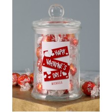 Personalised V Day Lindt Jar (LARGE)