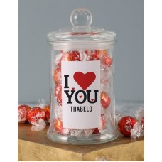 Personalised Love You Lindt Jar (LARGE)