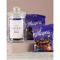 Personalised Whispers Valentines Jar (LARGE)