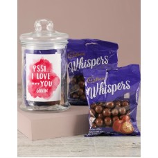 Personalised Whispers Love Jar (LARGE)