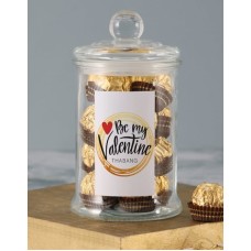 Personalised Be Mine Ferrero Jar (LARGE)