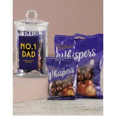 Personalised No 1 Dad Candy Jar (standard)