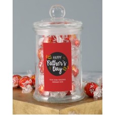 Personalised Fathers Day Candy Jar (standard)
