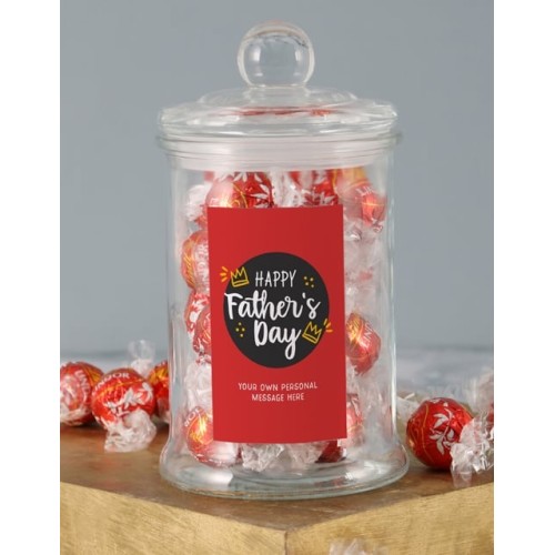Personalised Fathers Day Candy Jar (standard)