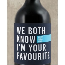 Personalised Im Your Favourite Wine