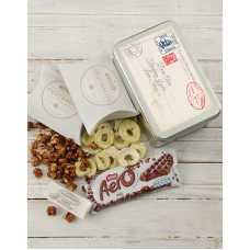 Personalised Post Card Snack Tin