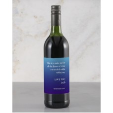 Personalised Thank You Dad Red Wine (standard)