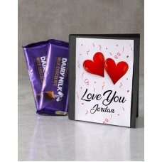 Personalised Love You Cadbury Card (standard)