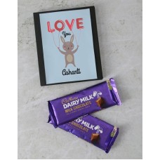 Personalised The Best Cadbury Card (champagne)