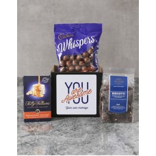 Personalised You Are Awesome Gourmet Box
