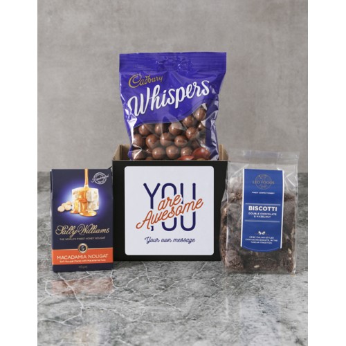 Personalised You Are Awesome Gourmet Box