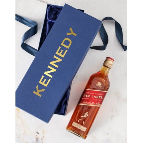 Personalised Johnnie Walker Blue Gift Box (red)