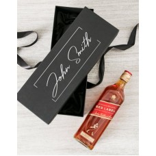 Personalised Black Box With Johnnie Walker (red)
