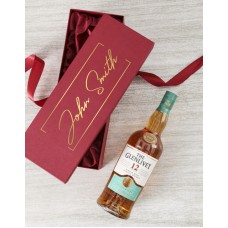 Personalised Name Glenlivet Red Gift Box (12 year)
