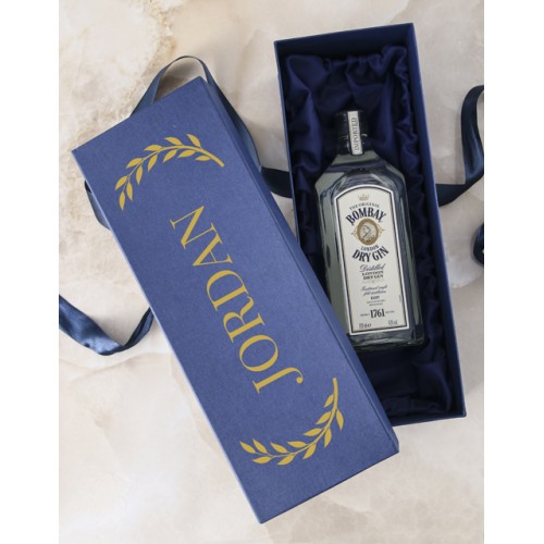 Personalised Name Bombay Sapphire Gift Box (DRY)