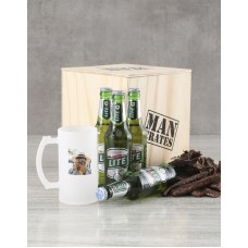 Personalised Photo Man Crate (BEER)